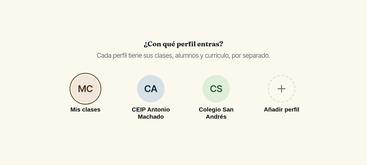 Crea tu segundo perfil